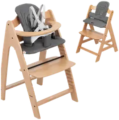 Hauck istuinpehmuste syöttötuoliin Highchair tummanharmaa - 1
