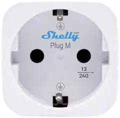 Shelly Plug M Gen3 White x4 - WiFi-älypistoke, 13 A - 1