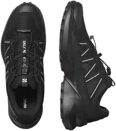 Salomon miesten maastojuoksujalkine Speedcross Peak - black/black/glasier gray - 8