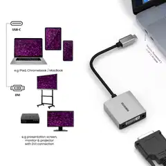 Marmitek USB-C - DVI -adapteri Connect USB-C - DVI - 5