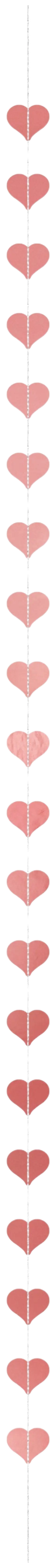 Sydänköynnös vaaleanpunainen 3,5 m - 1