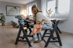 Hauck syöttötuolisetti Alpha Newborn tummanharmaa - 19