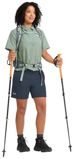 Jack Wolfskin naisten shortsit Prelight Pulse - Midnight Sky - 5