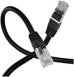 Wave S/FTP CAT6a Ethernet parikaapeli, 5m, Musta - 5