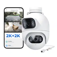 Imilab EC6 Dual 2K+2K WiFi -valvontakamera kahdella objektiivilla ulkokäyttöön CMSXJ68A - 14