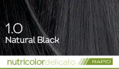 Biokap nutricolor delicato rapid 1.0 natural black - 2