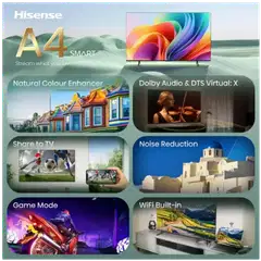 Hisense 40" Smart LED TV 40A4S - 3