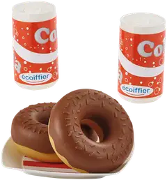 Ecoiffier - 100 % Chef - Hot dogit ja herkut -leikkisetti 25 osaa - 6