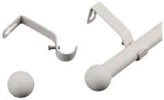 Ihanin verhotanko Elise mattavalkoinen 160-310cm 16/19mm - 2