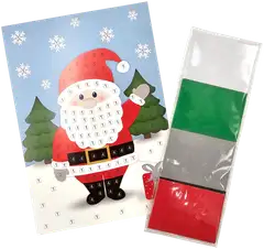 J.K. Primeco mosaiikkimaalaus A5 Joulupukki - 2