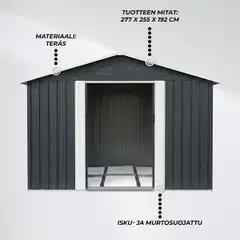 Fornorth pihavarasto, 7.06m2 - 10