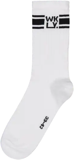 WKLY. unisex sportsukat 2-pack - white/black - 2