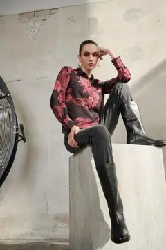 Zabaione naisten paitis Ma44ui - P5010 flower - 4