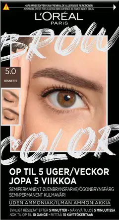 L'Oréal Paris Brow Color Kit 3.0 Dark Brunette kulmaväri 30ml - Brunette - 2