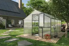 Kreative Gartentechnik kasvihuone Nelke IV 12,74 m2 antrasiitinharmaa - 3