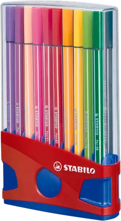 Stabilo tussikynäpakkaus Pen 68 Fineliner 20 väriä sinisessä telineessä - 2