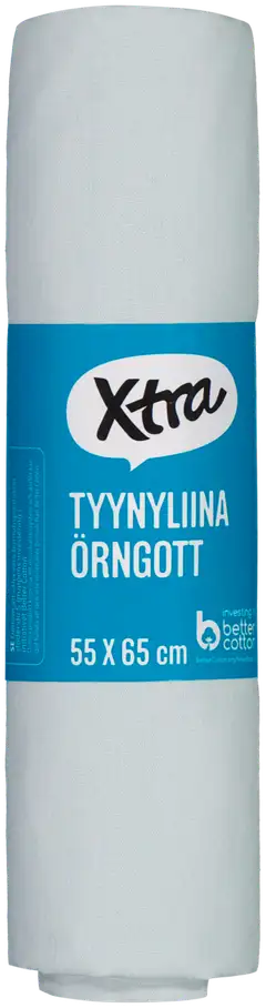 Xtra tyynyliina Uni 55 x 65 cm vaaleanharmaa - 2