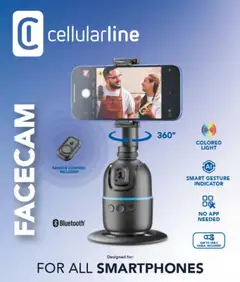 Cellularline Facecam puhelinpidike kasvojen tunnistus- ja seuraamistoiminnolla - 5