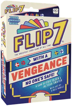 Flip 7 with a Vengeance Nordic -korttipeli - 1