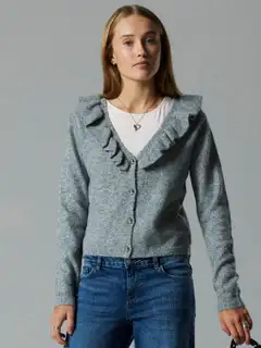LMTD lasten neule - Light Grey melange - 2