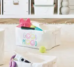 Zeller säilytyskori Good Mood vetoketjulla - 5