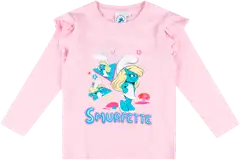 Smurffit lasten pitkähihainen trikoopaita - punainen (pinkki) - 1