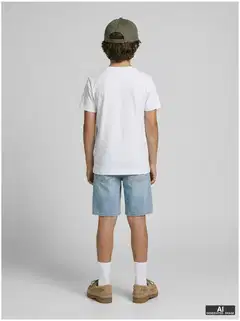 JJ Rebel lasten t-paita - Bright white - 4