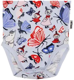 Muumi vauvojen body Perhospuisto 591627 - Vaaleansininen - 3