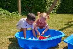 BIG Simpukka-allas, vesi- tai hiekkaleikkeihin, sininen - 8