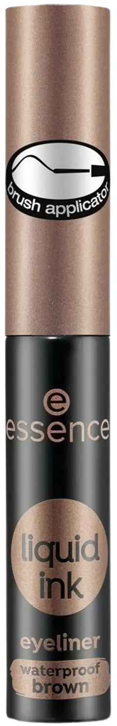 essence liquid ink eyeliner waterproof brown 02 Ash brown 3 ml - 2