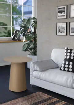 EGLO sivupöytä Tozawa Ø40 cm ruskea - 2