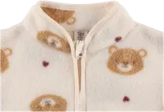 TEX vauvojen monikäyttöinen fleecepuku nallekuviolla I286573 - OFF WHITE - 3