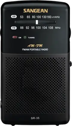 Sangean taskuradio Pocket 100 (SR-35) musta - 2