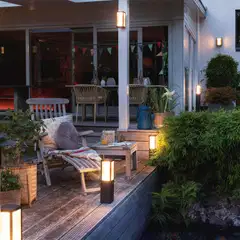 Philips Hue Impress -pylväsvalaisin ulkokäyttöön 16W 2000-6500K 590LM musta - 6