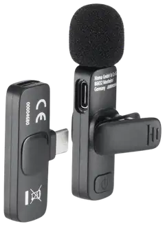 Hama langaton mikrofoni Smart Wireless Lavalier USB-C - 3