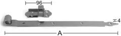 Habo koukkusarana 214 200x3 sinkitty - 1