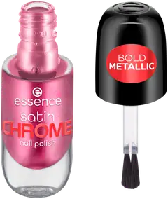 essence satin CHROME kynsilakka 8 ml - Meta Maroon - 1