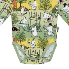 Muumi vauvojen body Uutterat 591167 - VIHREÄ - 3