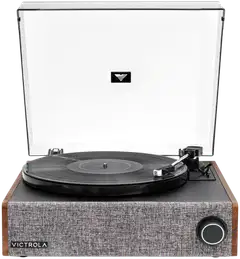 Victrola Eastwood LP -levysoitin sisäänrakennetuilla kaiuttimilla pähkinä - 1