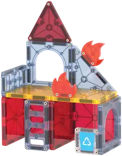 Magna-Tiles palo- ja pelastusasema 27 osaa - 4