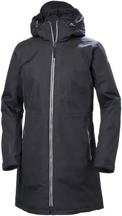 Helly Hansen naisten kevytvanutakki pitkä Westport Ins Coat - ebony - 1