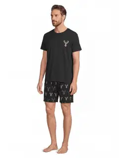 House miesten shortsipyjama 191H422611 - DARK GREY - 1