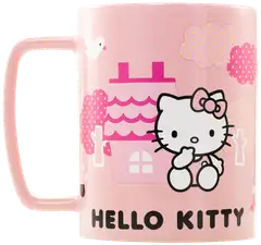 Hello Kitty (Pink Bow Face Icon) Fuzzy Muki - 2