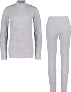 House naisten kerrasto merino-bambu 210H332535 - Grey/forever blue - 1