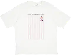 Muumi naisten t-paita Tuovi Little Things 591526 - Luonnonvalkoinen - 1