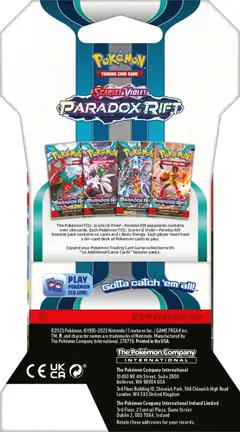 Pokémon TCG Scarlet & Violet 4 - Paradox Rift Sleeved Booster - 5