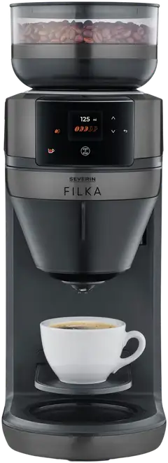 Severin kahvinkeitin termoskannulla KA4855 Filka Dark Inox - 5