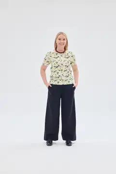 RATIA® N.trikoo T-paita Fiia Onnen apila - Keltainen - 3