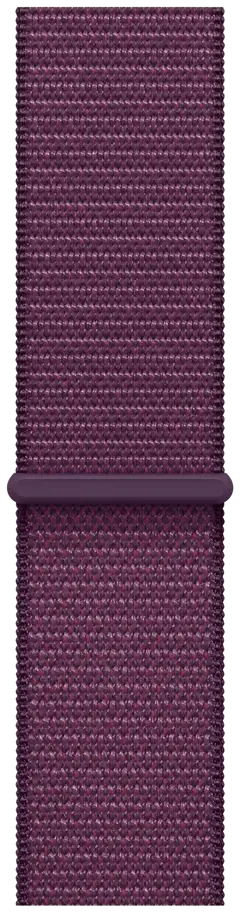Apple Watch Series 10 GPS 42mm Rose Gold alumiinikotelo, Plum Sport Loop ranneke   - MWWK3QN/A - 3