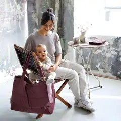 Lässig Shopper laukku MIX burgundy - 7